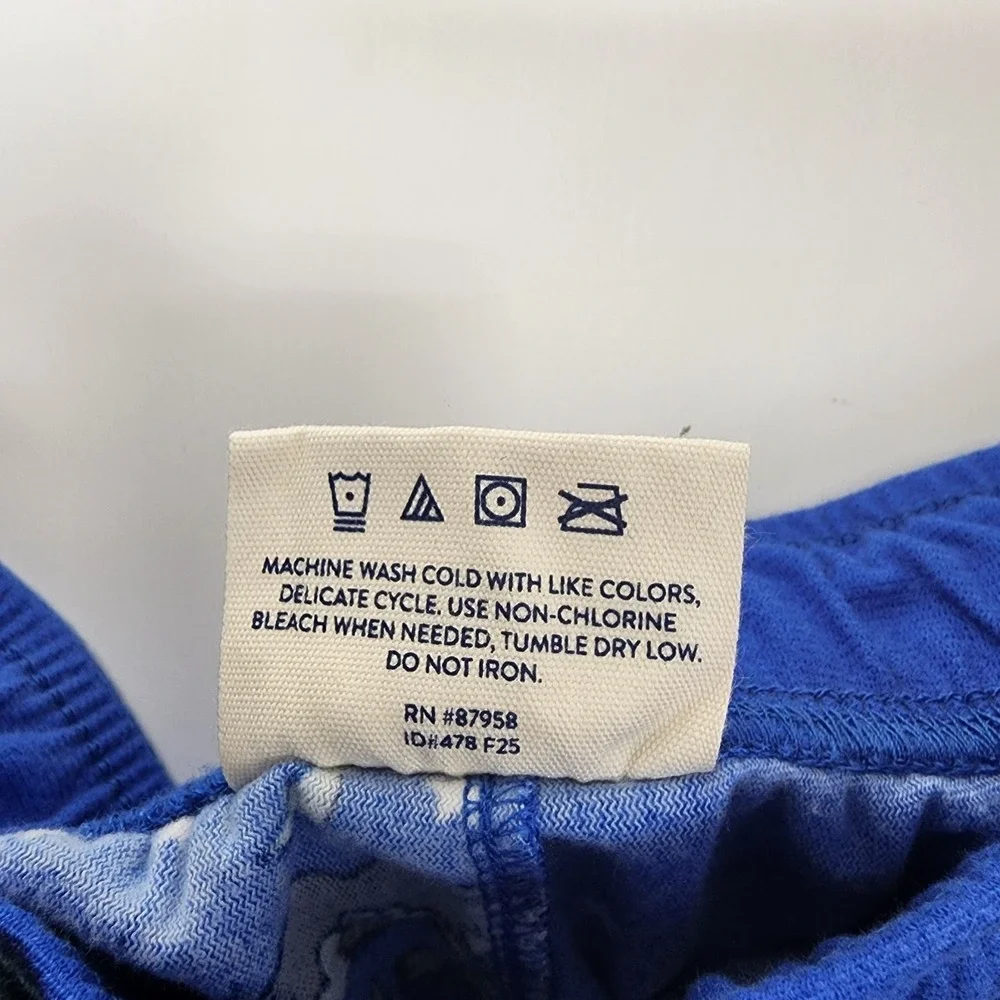 Life is Good Jake Camping Lounge Pants Men's M Blue Sleepwear Pajama Flannel
